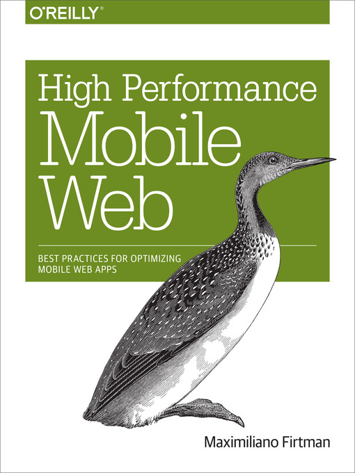 Title details for High Performance Mobile Web by Maximiliano Firtman - Available